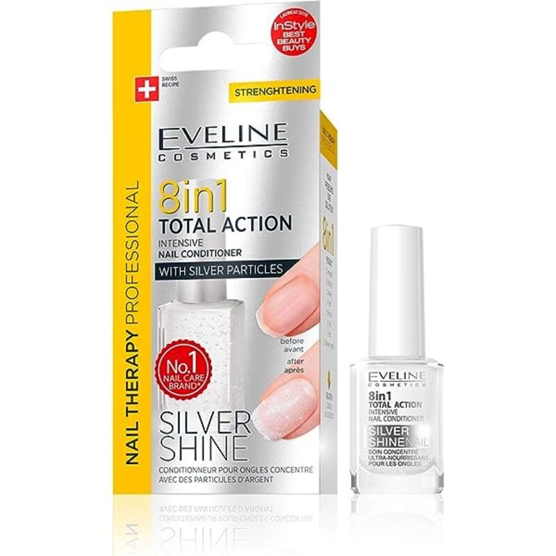 Eveline Cosmetics Nail Therapy Argan Elixir 8in1 Nail & Cuticle Regenerating Oil